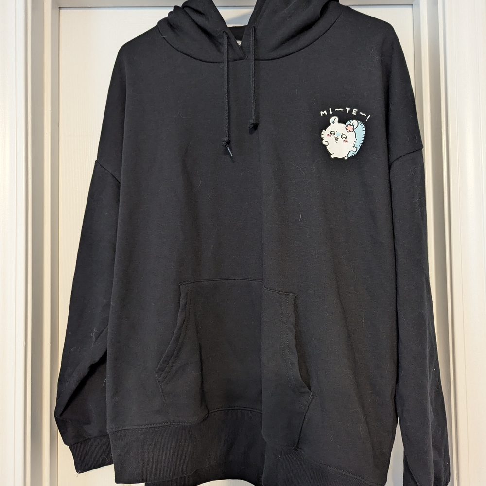 Black Hoodie with Graphic Design